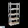 LEC RB 1255 Aufbewahrungsregal aus Metall 150x70x30 Silber Rebel Bild 1