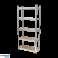 LEC RB 1255 Aufbewahrungsregal aus Metall 150x70x30 Silber Rebel Bild 2