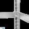 LEC RB 1255 Aufbewahrungsregal aus Metall 150x70x30 Silber Rebel Bild 5