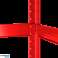 Metalllagerregal 180x90x40 rot Rebel Bild 5