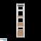 Rack de rangement en métal 205x120x45 argent Rebel photo 3