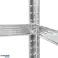 Rack de rangement en métal 205x120x45 argent Rebel photo 5
