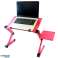 SL7B Laptopkølerbord lyserød billede 1