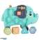 Sensorisk elefant interaktiv montessori hammer sortering blokker hammer 26cm bilde 1