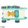 Sensorisk elefant interaktiv montessori hammer sortering blokker hammer 26cm bilde 3