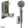 Soffione doccia con tubo turbina silver set foto 5