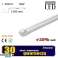 LED buislamp 120cm 18w t8 3000k g13 warme doorzichtige eenzijdige foto 1