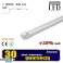 LED trubice 60 cm 9W T8 6000K G13 studená průhledná jednostranná fotka 1