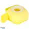 Débarbouillette nettoyante en silicone pour chiens chats avec distributeur jaune photo 5