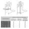 Work gloves polyester coated with nitrile sandy 4131X size 8 image 1