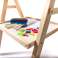Magnetic chalk board, abacus, paper, chalk, free letters image 5