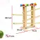 Kugelbahn Holz Montessori Coulodrom XXL Bild 3