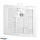 Grille with plugs 250x250. White image 2