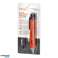 Inductive voltage tester with flashlight. 12 1000V AC/DC. orange image 2