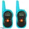 Walkie Talkie walkie-talkies for barn rekkevidde 3 km sett med 2 stk. bilde 1