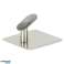 Self-adhesive bathroom wall hangers silver set of 4 pieces POWY image 3