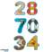 Water toy for kids bath stickers foam numbers letters image 5