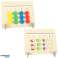 Educational wooden toy match the colors of the montessori fruits image 1