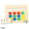 Educational wooden toy match the colors of the montessori fruits image 2