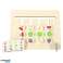 Educational wooden toy match the colors of the montessori fruits image 3