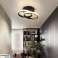 ZD110 černý LED stropní lustr fotka 3