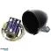 ZD14B Retro silberne LED-Fahrradlampe Bild 1