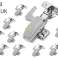 ZD23F LED Charnière d’armoire Lumière 10pcs photo 1