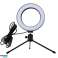 ZD67B Lampada a cerchio 16cm LED treppiede foto 2