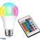 ZD7C LED lamp rgb afstandsbediening e27 3w foto 1
