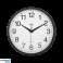 Reloj de pared 25 cm negro LEC TSA0037B fotografía 2