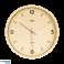 Wall clock 30 cm light brown image 2