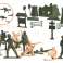 Soldier soldiers military base figures set 114pcs. image 2