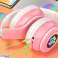 ZS7D Headphones bt 5.0 led turquoise ears image 5