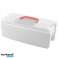 BOÎTE DE PÊCHE BOÎTE D’ORGANISATEUR D’OUTILS GRAND CONTENEUR BLANC GRAND BLANC photo 1