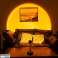 Sunset Lamp Lámpara de proyector de luz con USB Color ajustable Rotación de 360° LED romántica fotografía 2