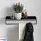 ESTANTERÍA METÁLICA PARA COLGAR EN LA PARED TOALLAS PARA EL BAÑO 60cm fotografía 4