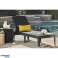 Justerbar solstol för trädgården Jaipur Sun Lounger grafit bild 6