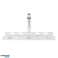 Maclean under-desk cable organizer. Max. load 5kg. white. MC 105 W image 1
