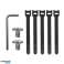 Maclean under-desk cable organizer. Max. load 5kg. white. MC 105 W image 4