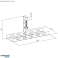 Maclean under-desk cable organizer. Max. load 5kg. white. MC 105 W image 5