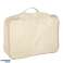 Mala Organizadores Travel set 8 Pcs Roupas Acessórios de Armazenamento Sacos Impermeável Cosmetic Bag Shoe Bag bege foto 3