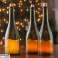 DECORATIEVE WIJNFLES MET KAARS LED KAARS KANDELAAR FLES STOP foto 2