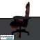 Chaise de jeu noire et rouge Dunmoon photo 1