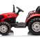 Traktor med batteri HC 306 Rød 24V bilde 2