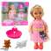 Spielfiguren-Set mit Hunde- und Kätzchenbett Futternapf Bild 1