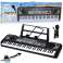 Electric Keyboard Microphone Music Stand Recording Playback image 1