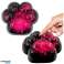 Squishy Cat Sensory Anti-Stress Squishy Black Pink Glitter image 1