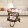 Runder Couchtisch mit zusätzlicher Ablage Industrial Vintage 40x42cm Bild 3