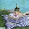 GROSSES HANDTUCH STRANDBADEDECKE FÜR POOL BEACH SCHNELLTROCKNEND 150x146 cm Bild 2