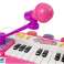 Tastatur Klavier 24 Tasten USB Mikrofon Rosa Bild 2